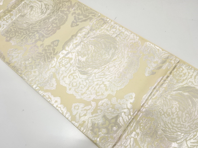 アンティーク　鳳凰に更紗模様織り出し袋帯（材料）